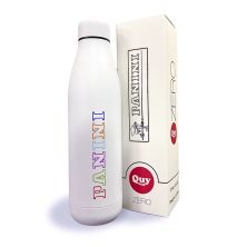 Thermos Panini 500ml by Quycup - white with colored logo